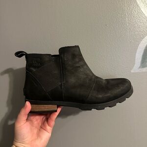 Sorel Black Ankle Boots